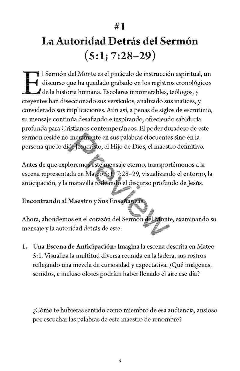 El Sermón del Monte: De Oír a Hacer Por Clay Gentry