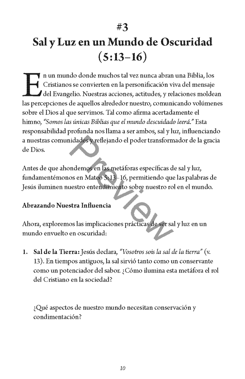 El Sermón del Monte: De Oír a Hacer Por Clay Gentry