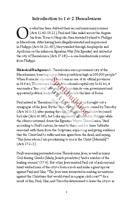 1 & 2 Thessalonians Personal Workbook by Chad Sychtysz