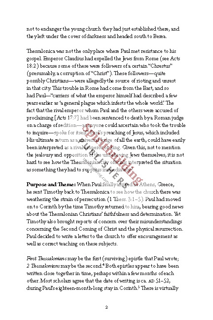 1 & 2 Thessalonians Personal Workbook by Chad Sychtysz