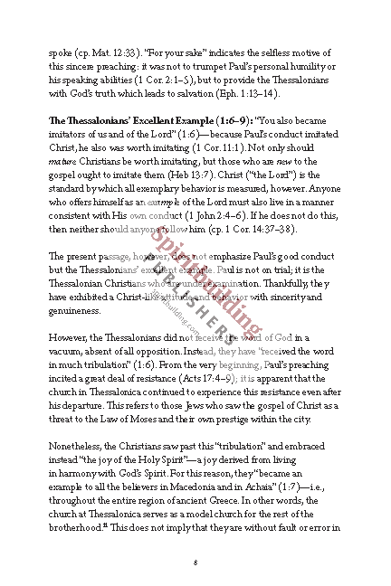 1 & 2 Thessalonians Personal Workbook by Chad Sychtysz