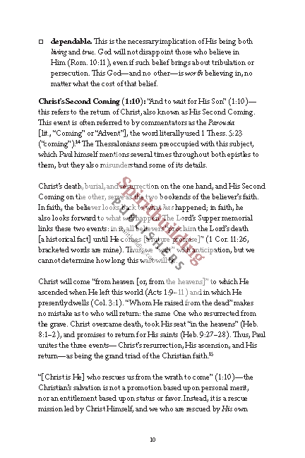 1 & 2 Thessalonians Personal Workbook by Chad Sychtysz