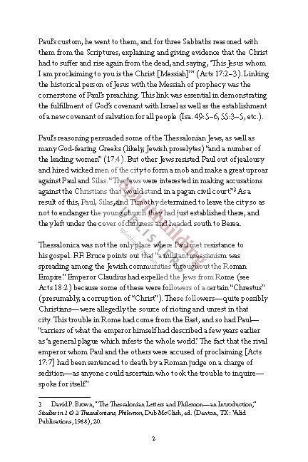 1 & 2 Thessalonians Quick Study Commentary by Chad Sychtysz