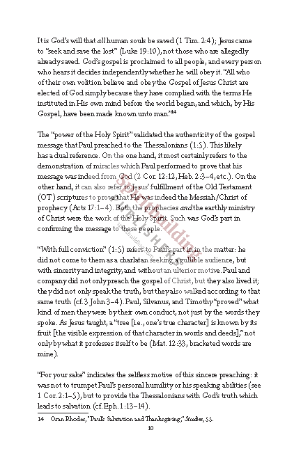 1 & 2 Thessalonians Quick Study Commentary by Chad Sychtysz