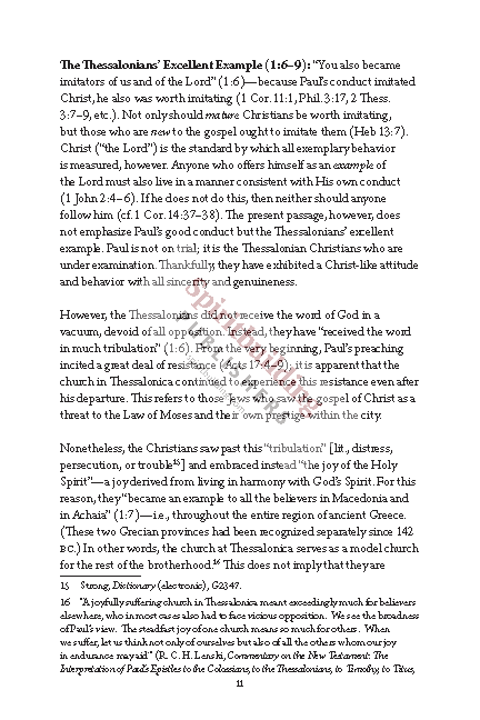 1 & 2 Thessalonians Quick Study Commentary by Chad Sychtysz