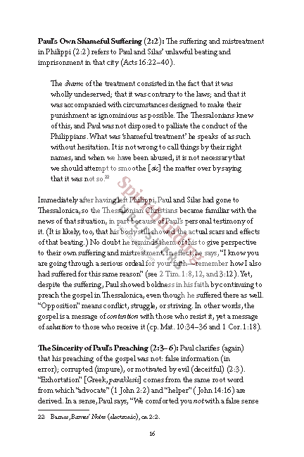 1 & 2 Thessalonians Quick Study Commentary by Chad Sychtysz