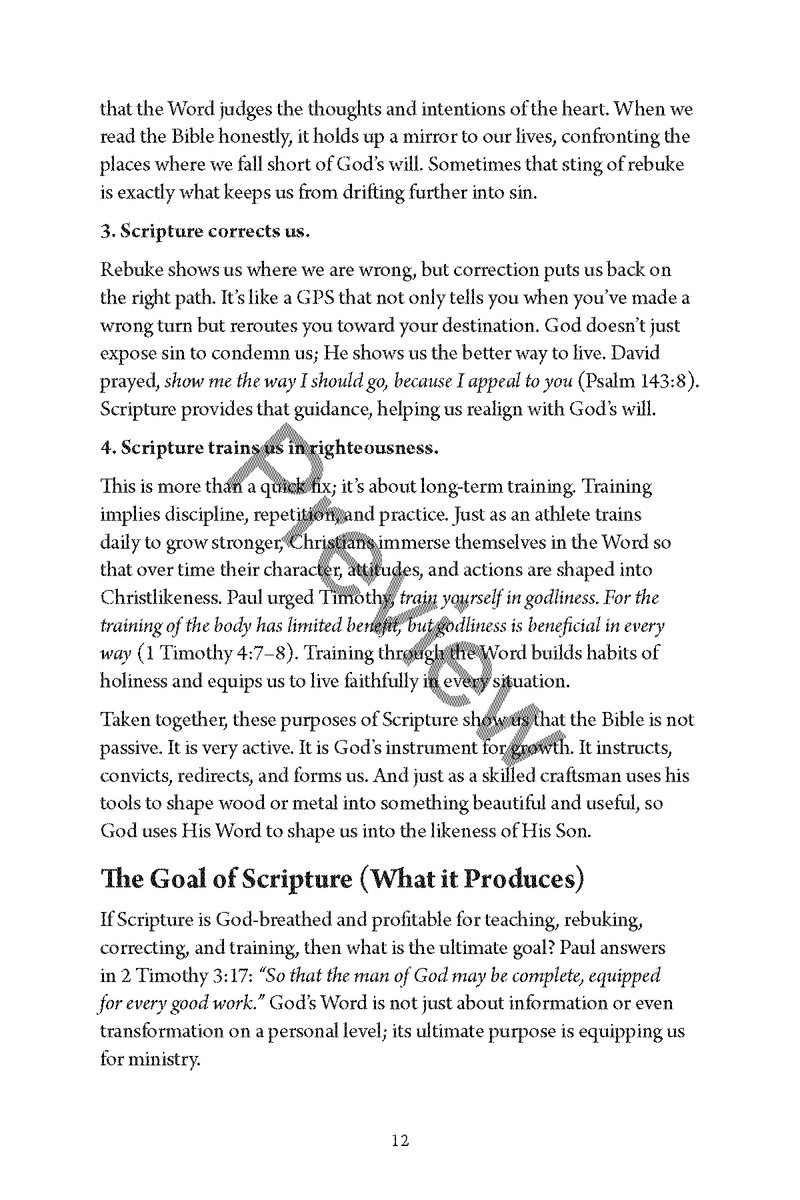 Tools for Ministry: Equipped for the Work of Building Up the Body of Christ
