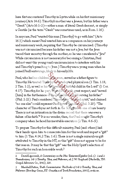 1 & 2 Timothy and Titus Quick Study Commentary by Chad Sychtysz