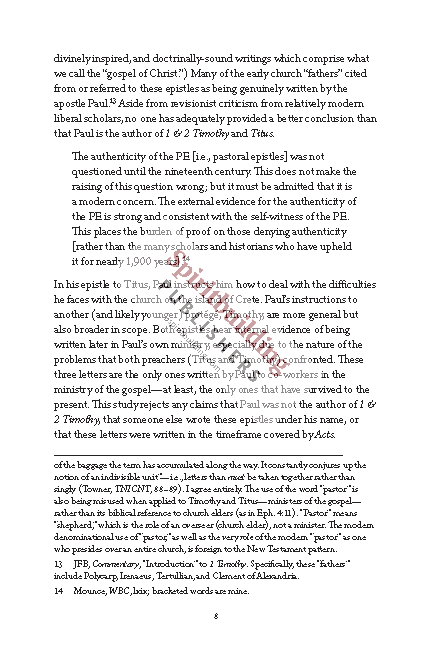 1 & 2 Timothy and Titus Quick Study Commentary by Chad Sychtysz