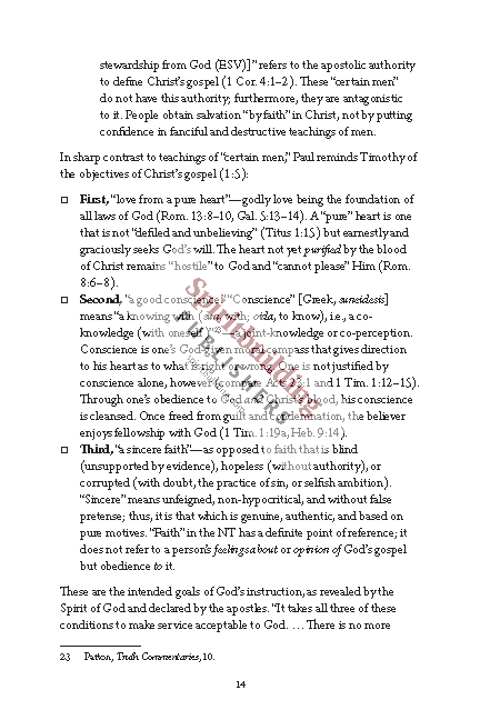 1 & 2 Timothy and Titus Quick Study Commentary by Chad Sychtysz