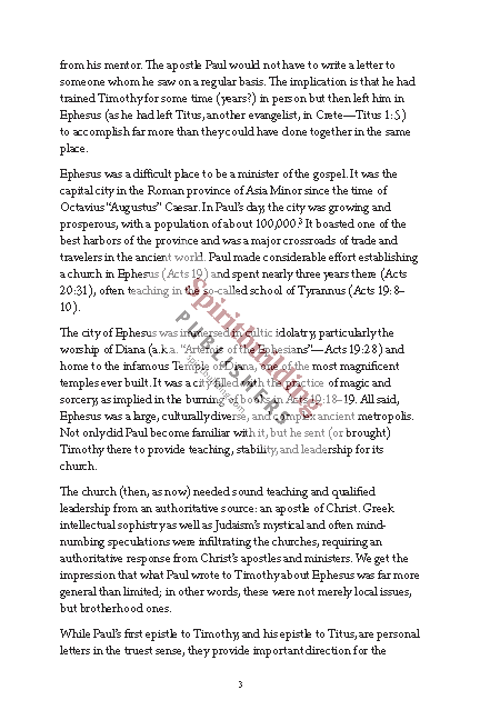 1 & 2 Timothy and Titus Personal Workbook by Chad Sychtysz