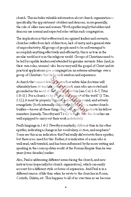 1 & 2 Timothy and Titus Personal Workbook by Chad Sychtysz