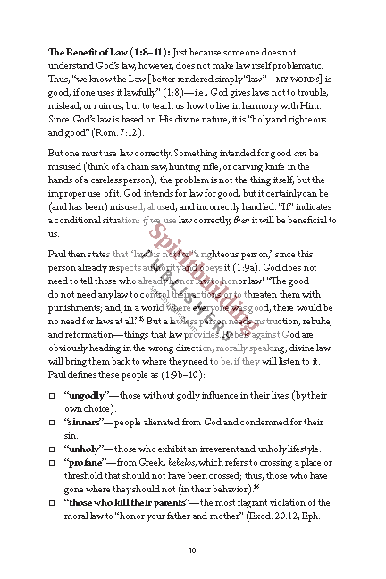 1 & 2 Timothy and Titus Personal Workbook by Chad Sychtysz