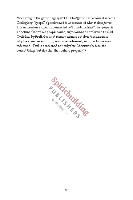 1 & 2 Timothy and Titus Personal Workbook by Chad Sychtysz