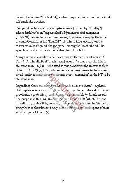 1 & 2 Timothy and Titus Personal Workbook by Chad Sychtysz