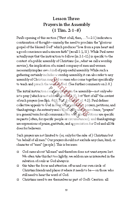 1 & 2 Timothy and Titus Personal Workbook by Chad Sychtysz