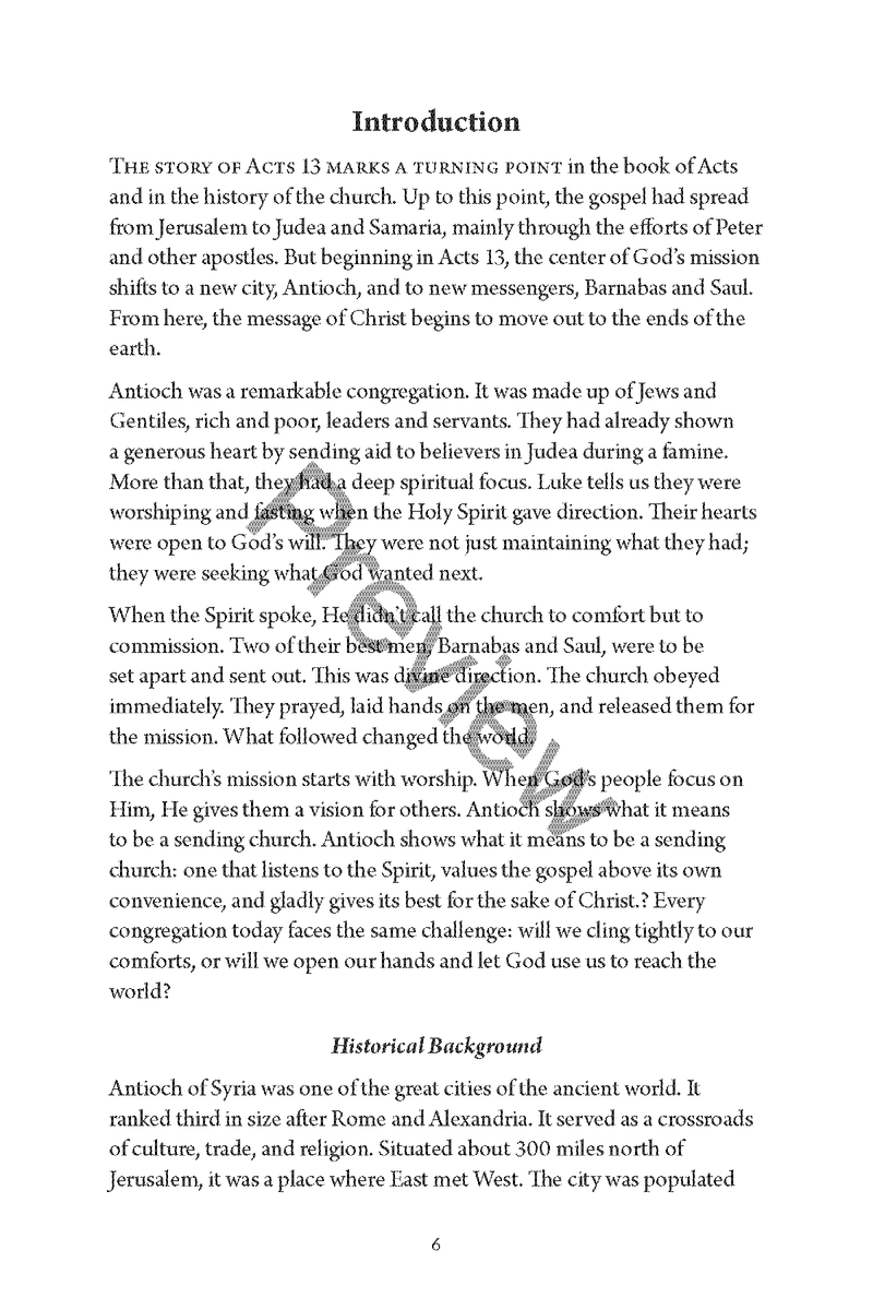 Equipped for Mission: A Study of Acts 13-28