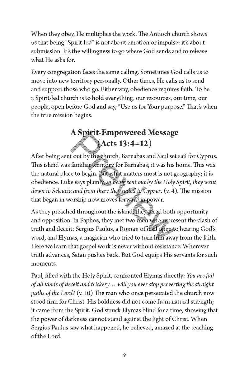 Equipped for Mission: A Study of Acts 13-28
