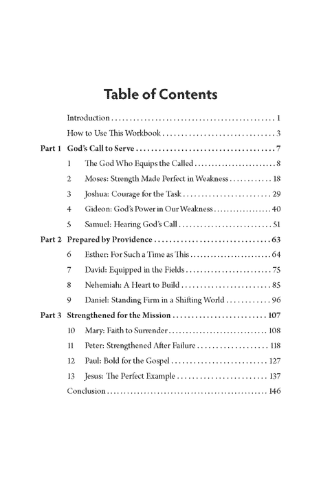 Equipped for God’s Work: How God Prepares His People for Service