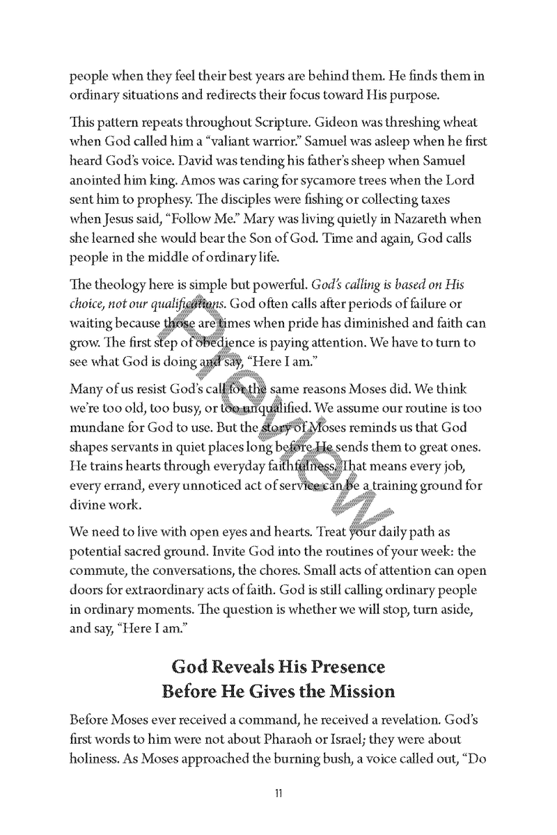 Equipped for God’s Work: How God Prepares His People for Service