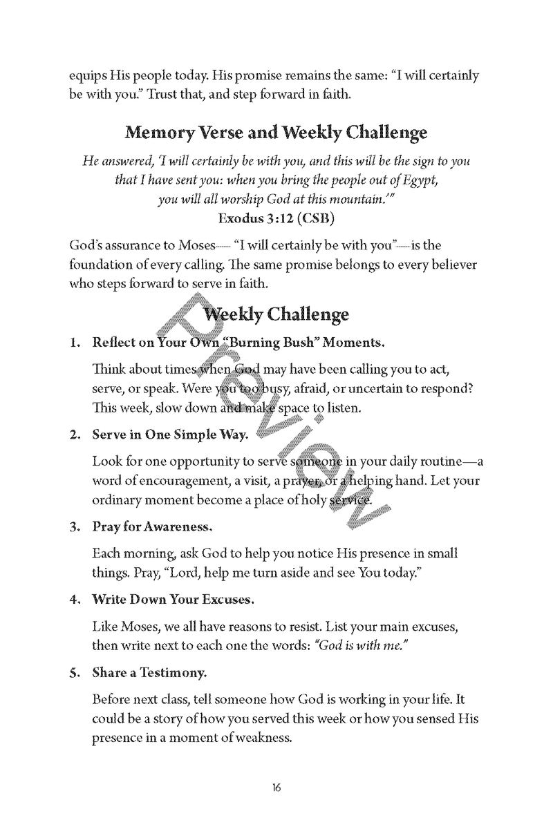 Equipped for God’s Work: How God Prepares His People for Service