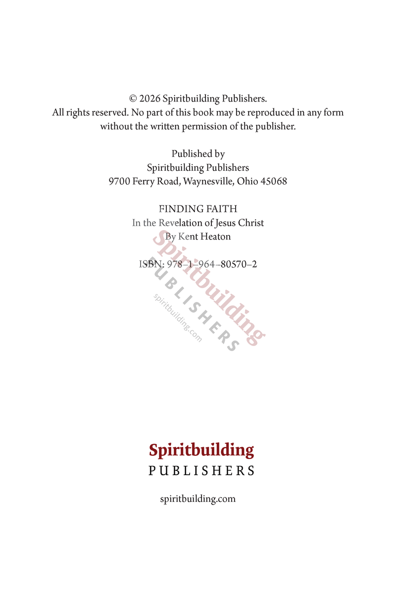 Finding Faith in the Revelation of Jesus Christ by Kent Heaton