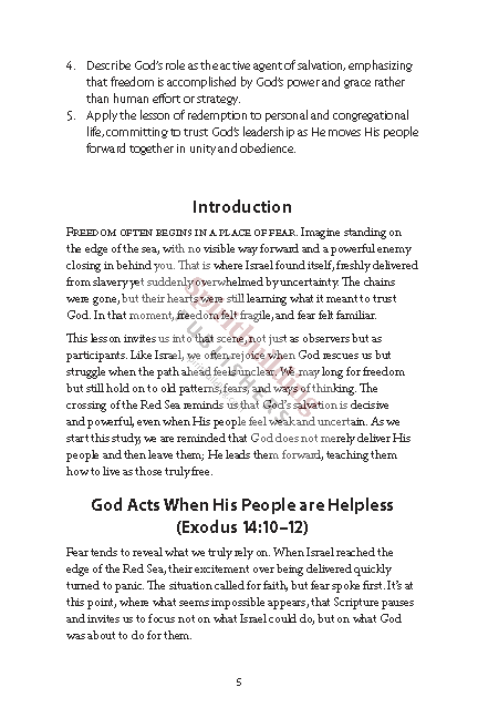 God in the Wilderness: How God Shapes His People Through Trial and Trust