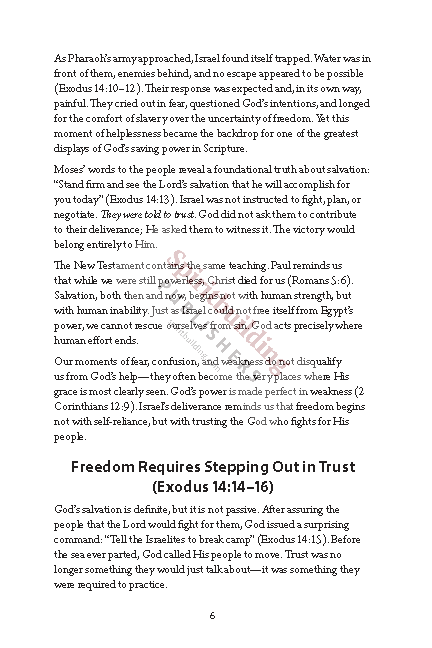 God in the Wilderness: How God Shapes His People Through Trial and Trust