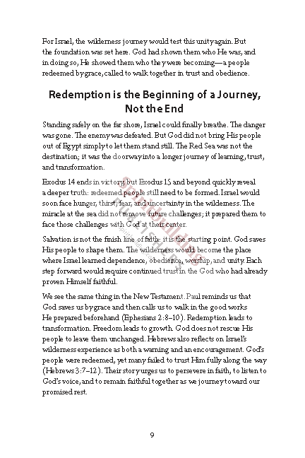 God in the Wilderness: How God Shapes His People Through Trial and Trust