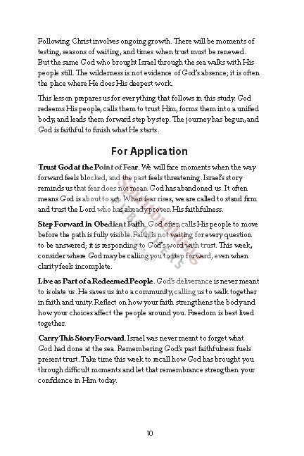 God in the Wilderness: How God Shapes His People Through Trial and Trust