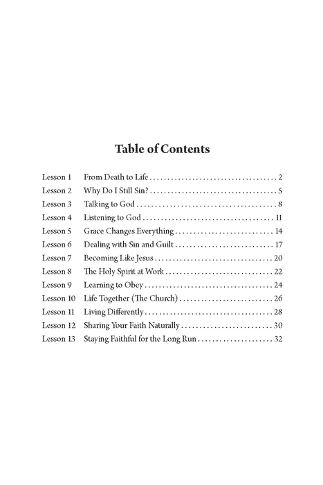 Made New: Brought From Death to Life - Student's Guide