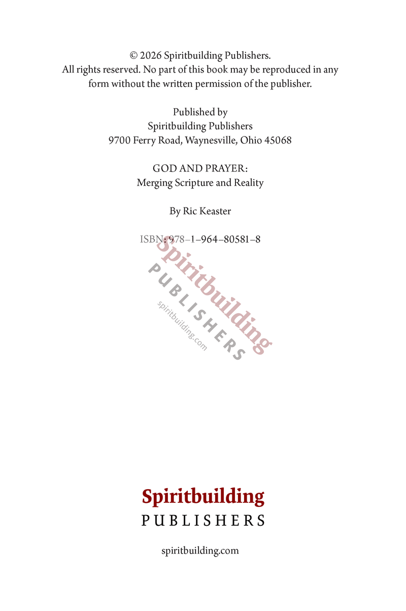 God and Prayer: Merging Scripture and Reality by Ric Keaster