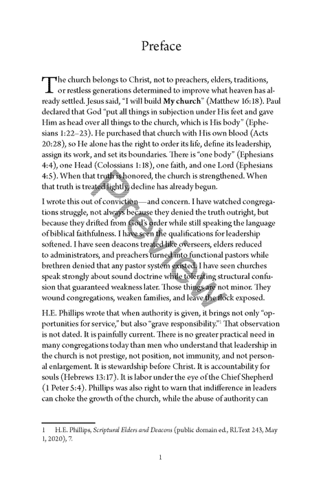 When God Orders His Church: Leadership in the Local Church by Ed Rangel