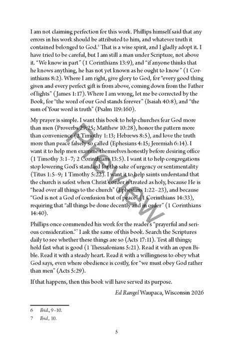 When God Orders His Church: Leadership in the Local Church by Ed Rangel