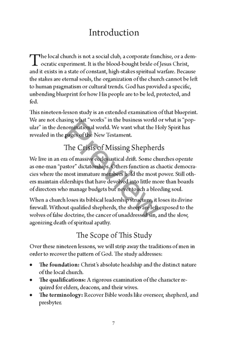 When God Orders His Church: Leadership in the Local Church by Ed Rangel