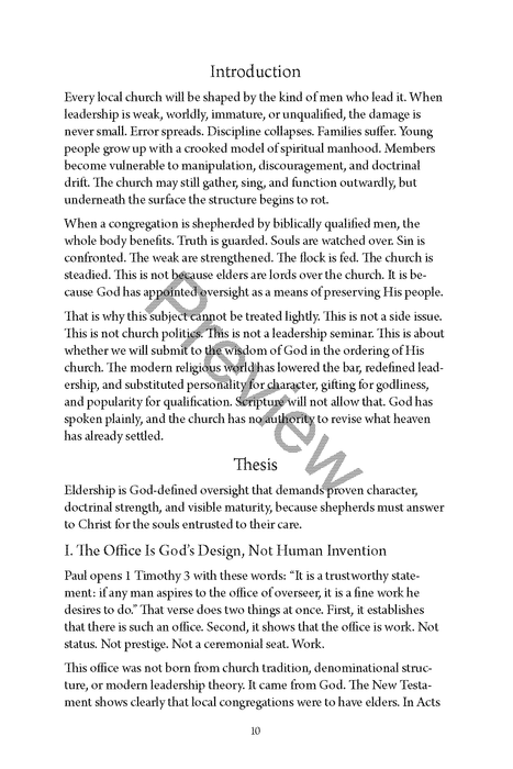 When God Orders His Church: Leadership in the Local Church by Ed Rangel