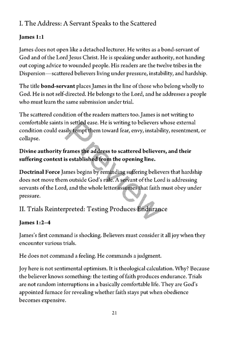 James: A Study from the Brother of Jesus