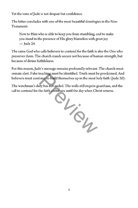 Jude: A Study from the Brother of Jesus by Ed Rangel