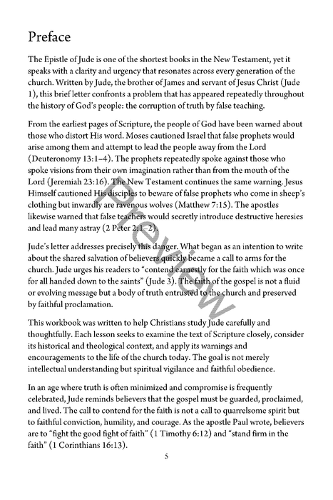 Jude: A Study from the Brother of Jesus by Ed Rangel