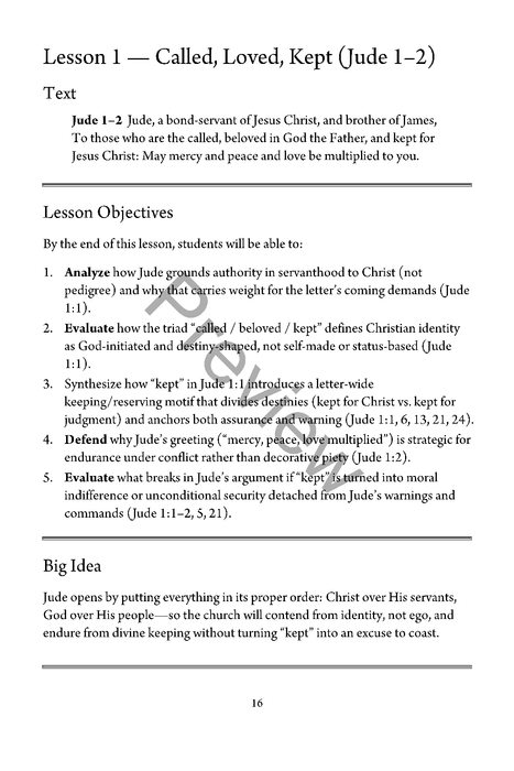 Jude: A Study from the Brother of Jesus by Ed Rangel