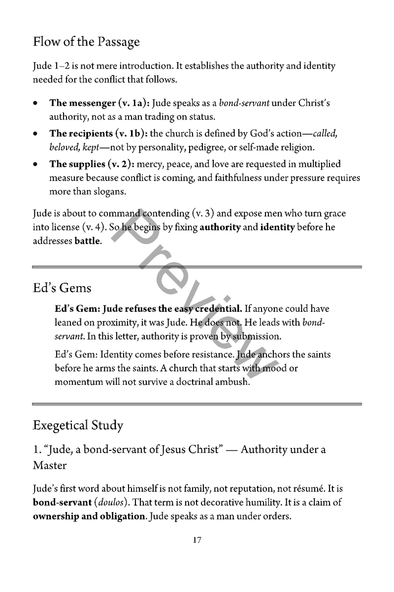 Jude: A Study from the Brother of Jesus by Ed Rangel