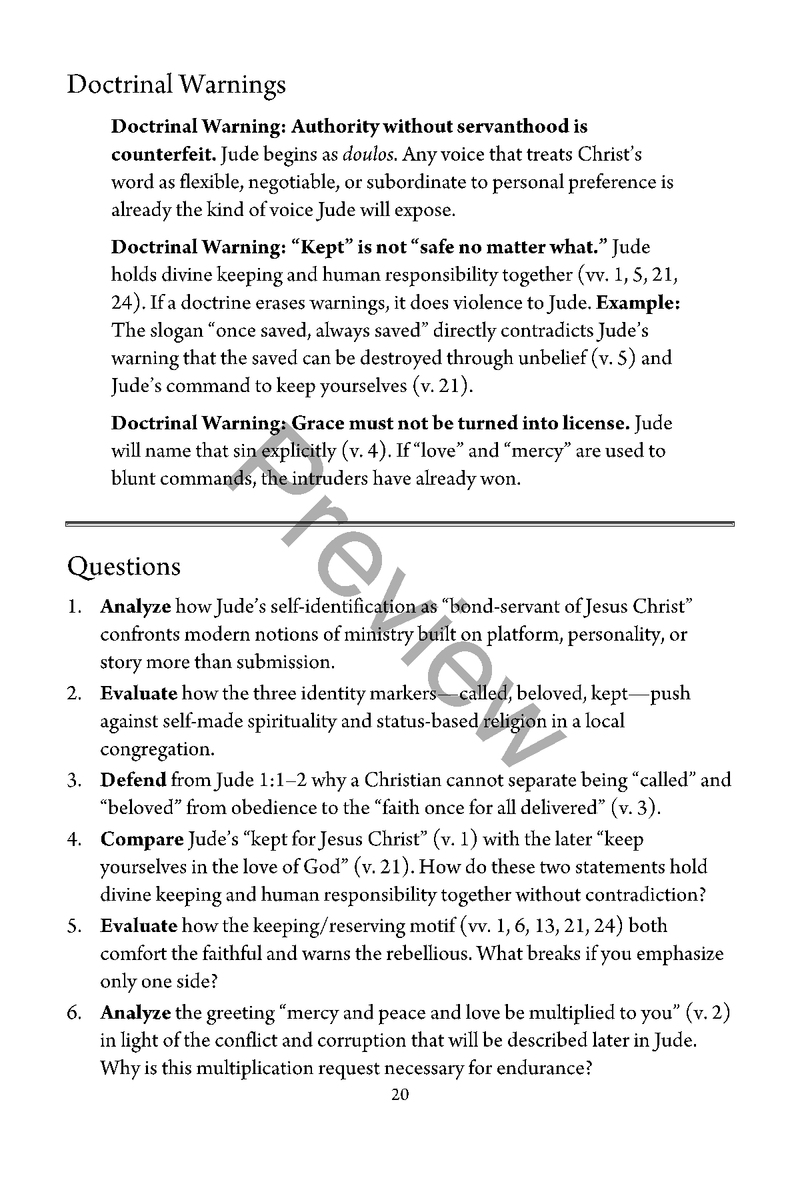 Jude: A Study from the Brother of Jesus by Ed Rangel