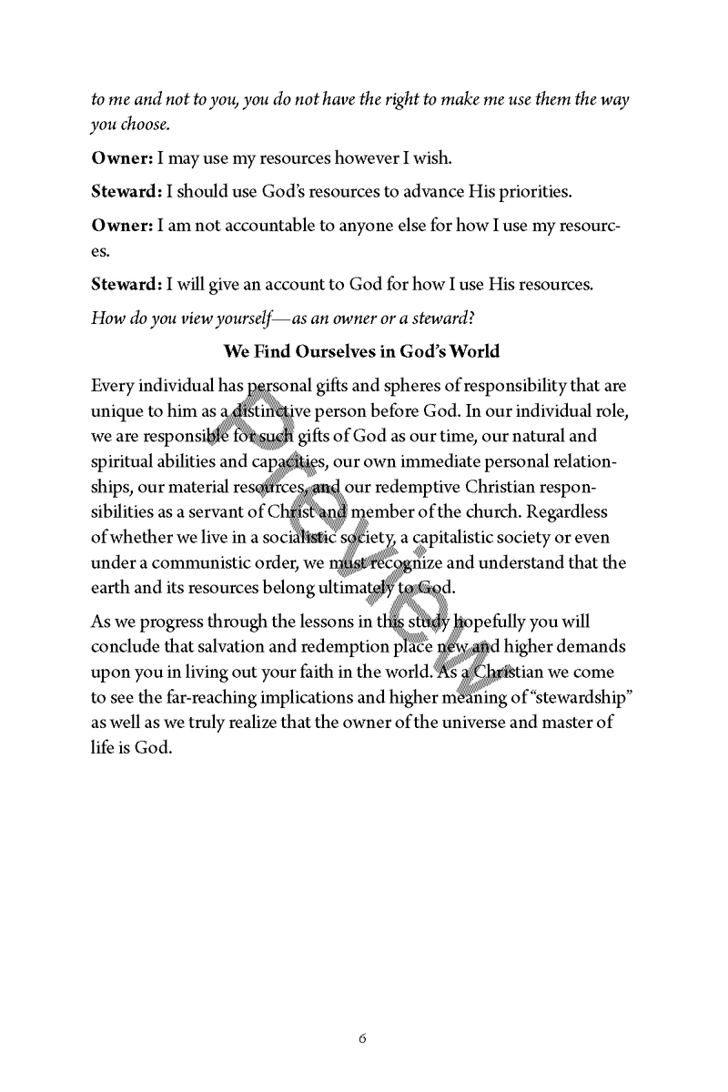 That Faithful and Wise Steward by Randy Collins