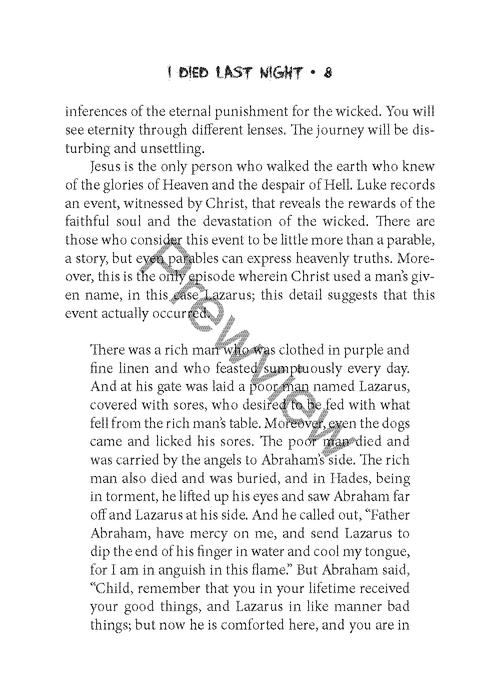 I Died Last Night (Revised Edition) by John Orr