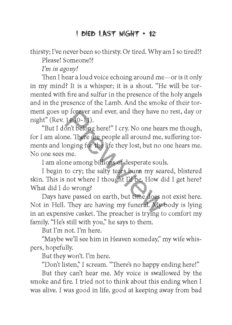 I Died Last Night (Revised Edition) by John Orr