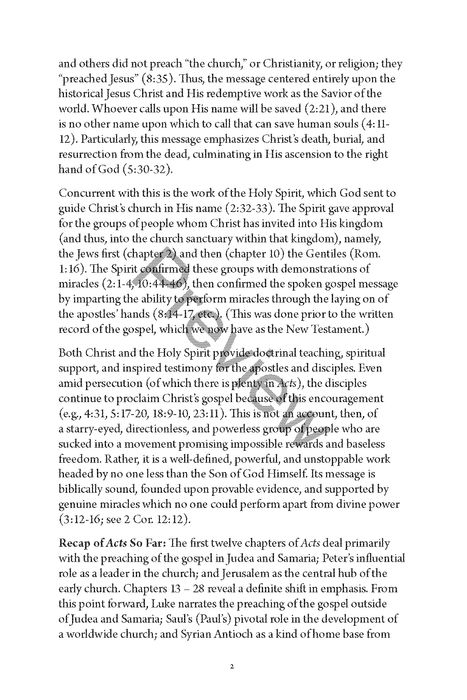 Acts Personal Workbook, Volume 2 (Chapters 13–28) by Chad Sychtysz