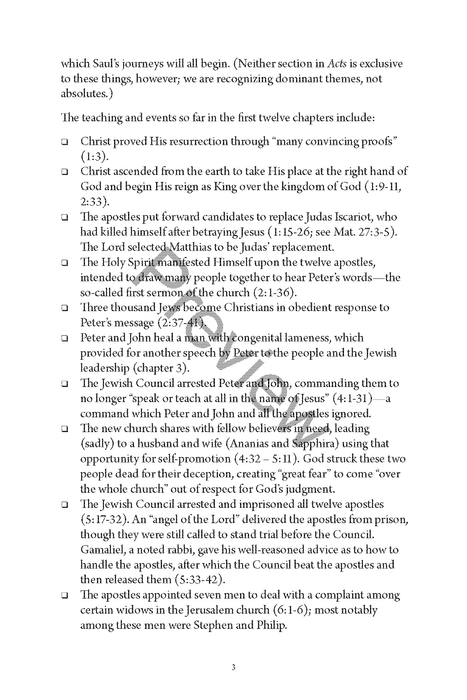Acts Personal Workbook, Volume 2 (Chapters 13–28) by Chad Sychtysz