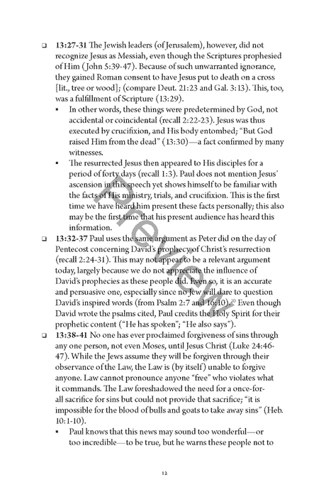 Acts Personal Workbook, Volume 2 (Chapters 13–28) by Chad Sychtysz