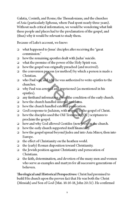 Acts Personal Workbook, Volume 1 (Chapters 1–12) by Chad Sychtysz