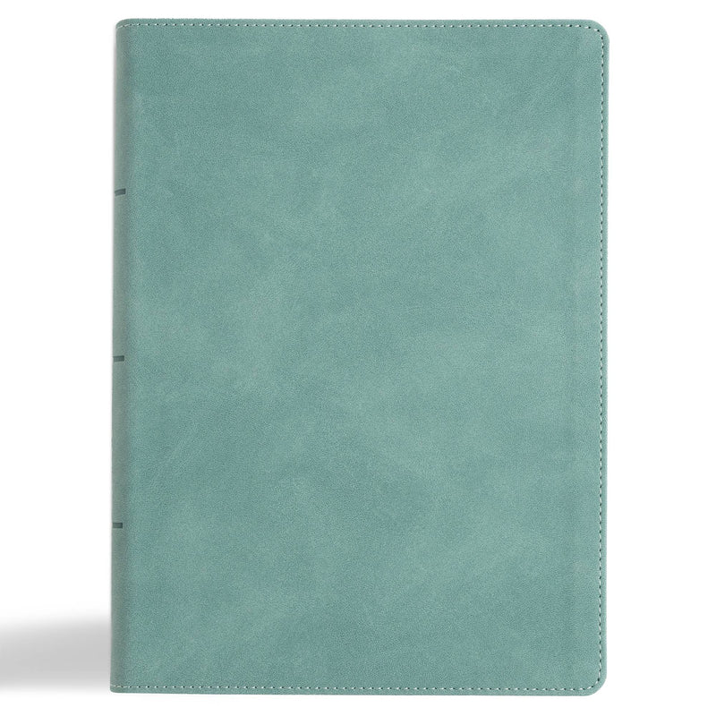 NASB Notetaking Bible, Large Print Edition, Earthen Teal SuedeSoft LeatherTouch